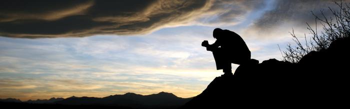 Praying on the Mountain